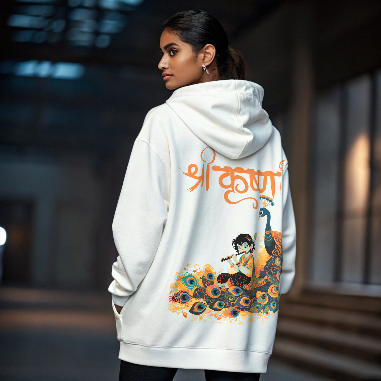 Shri Krishna Oversized Hoodie